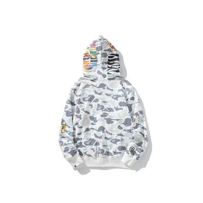 Худи A Bathing Ape Tiger Paint Stains "White" фото № 2