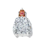 Худи A Bathing Ape Tiger Paint Stains "White"