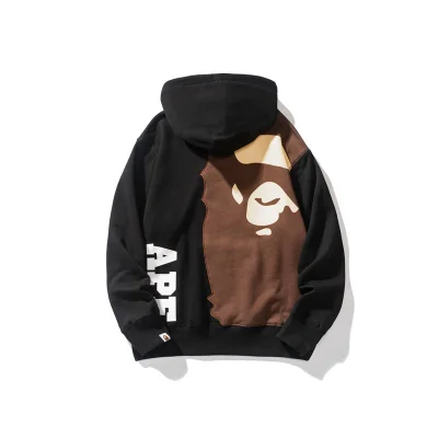 Худи A Bathing Ape Text On Pocket Big Monkey Had "Black" фото № 2