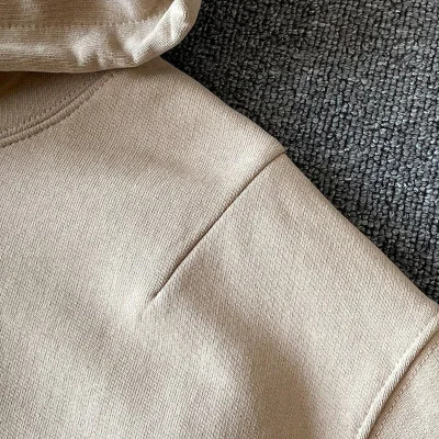 Худи Amiri Cotton With Small Red Letter Logo "Beige" фото № 4