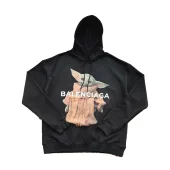 Худи Balenciaga Master Yoda "Black"