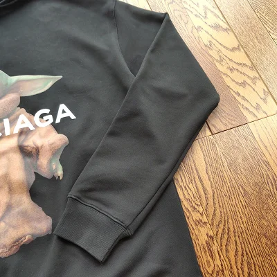 Худи Balenciaga Master Yoda "Black" фото № 6