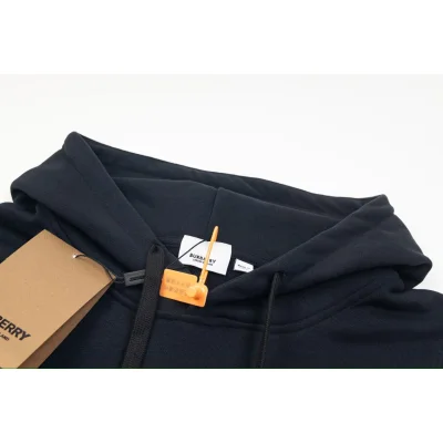 Худи Burberry White Frontside Logo And Print Warrior And Horse "Black" фото № 5