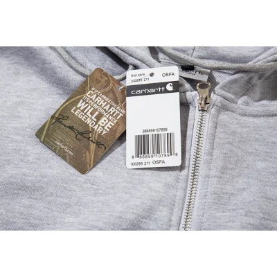 Худи Carhartt Cotton ZIP "Gray" фото № 3