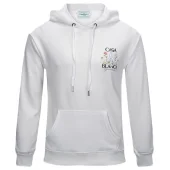 Худи Casablanca Gratitude Rose Print "White"