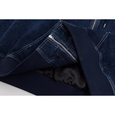 Толстовка Christian Dior White Logo «Dark Blue» фото № 6