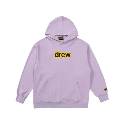Худи Drew House With Text Logo On Yellow Canvas "Lilac"