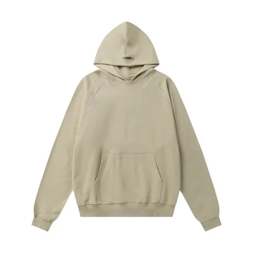 Худи Fear Of God With Black Text Logo On The Back "Beige"