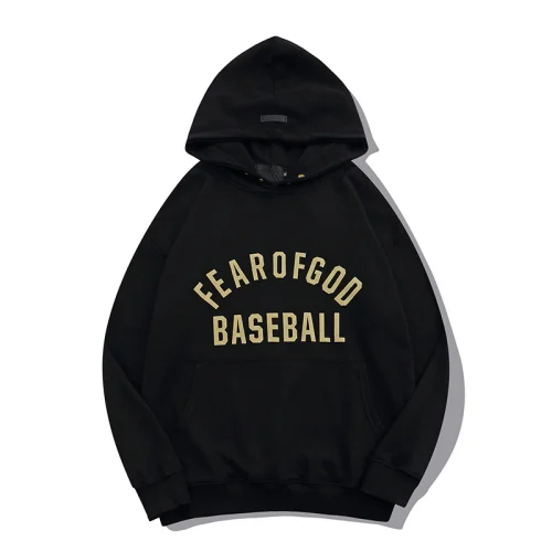 Худи Fear Of God Baseball "Black"