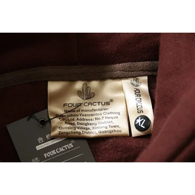 Худи Four Caccus X Revenge Hostage Of Death "Brown" фото № 6