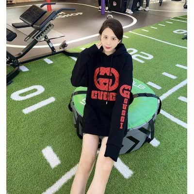 Худи Gucci Red Brand Logo "Black" фото № 3