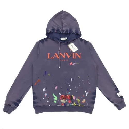 Худи Lanvin Flowers Paint "Violet"