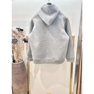 Худи Miu Miu Frontside Light Gray Logo Miu Miu "Gray" фото № 7