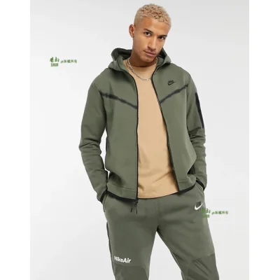 Толстовка Nike Tech Fleece V-line Zipper "Green" фото № 2 Толстовка Nike Tech Fleece V-line Zipper "Green" фото № 2