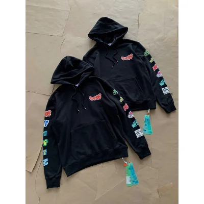 Худи Off White Original Logo Design "Black" фото № 9