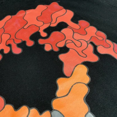 Худи OFF-White Orange And Gray Arrows "Black" фото № 4