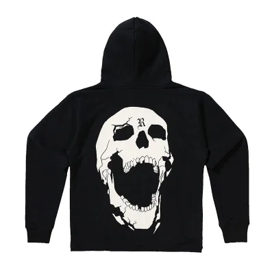 Худи REVENGE Skull Scream “Black” фото № 2