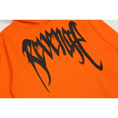 Худи Revenge Palm Print on Your Back "Orange" фото № 5