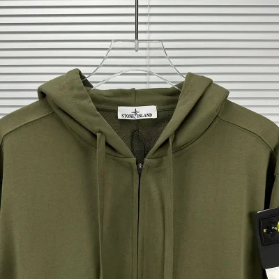 Худи Stone Island With Patch - ZIP "Green" фото № 4