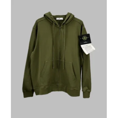 Худи Stone Island With Patch - ZIP "Green" фото № 8