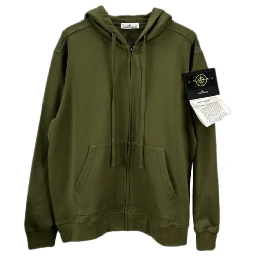 Худи Stone Island With Patch - ZIP "Green"