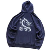 Худи Stussy Dragon Print "Blue"