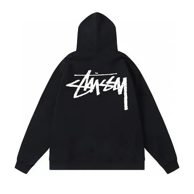 Худи Stussy With Text Logo On Both Sides "Black" фото № 2 Худи Stussy With Text Logo On Both Sides "Black" фото № 2