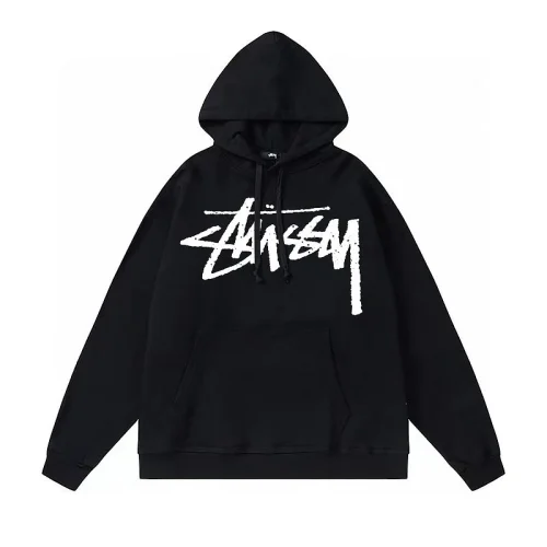 Худи Stussy With Text Logo On Both Sides "Black"