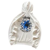 Худи Stussy Flying Birds Print "White"