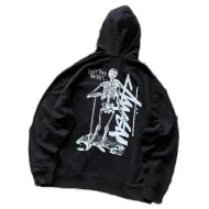 Худи Stussy Skeleton Leaning On Stick