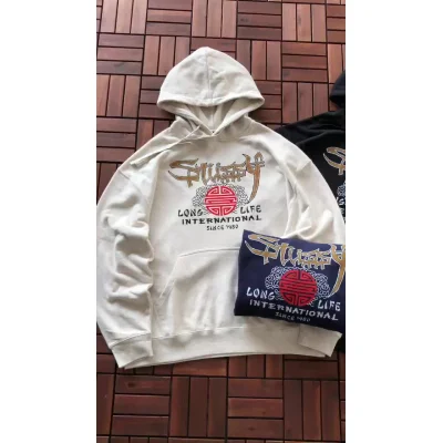 Худи Stussy Logo And Inscription In Japanese Style "White" фото № 4 Худи Stussy Logo And Inscription In Japanese Style "White" фото № 4