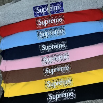 Худи Supreme Brand Logo "Yellow" фото № 3