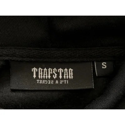 Худи Trapstar Wide Front Pocket And Sleeves With Logo "Black" фото № 3