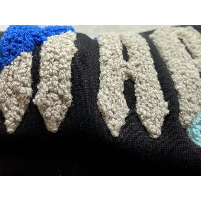 Худи Trapstar Wide Front Logo With Multicolor Details "Black" фото № 4 Худи Trapstar Wide Front Logo With Multicolor Details "Black" фото № 4