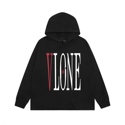 Худи Vlone Text With Red Letter V "Black"