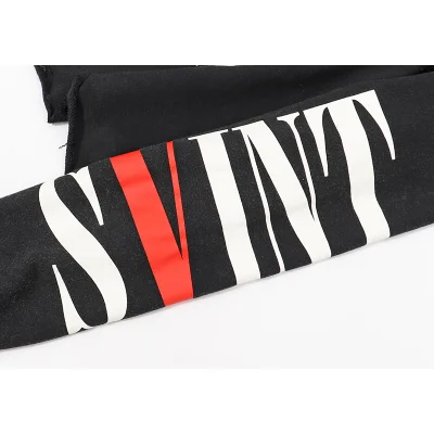 Худи Vlone Crucified On The Logo "Gray" фото № 6