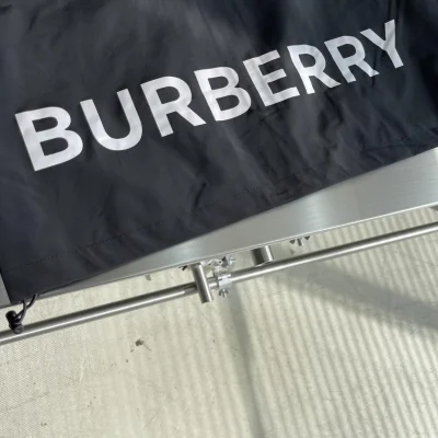 Куртка Burberry Green Print On Circle White Backside Logo "Black" фото № 8