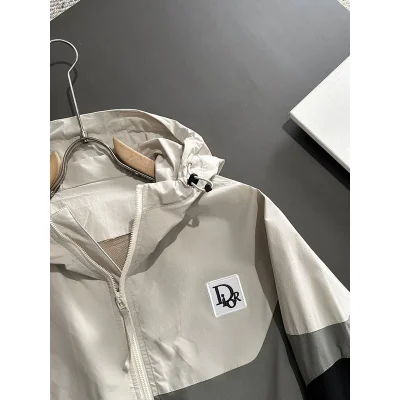 Куртка Christian Dior Tricolored Frontside Logo In Square Dior "White" фото № 2