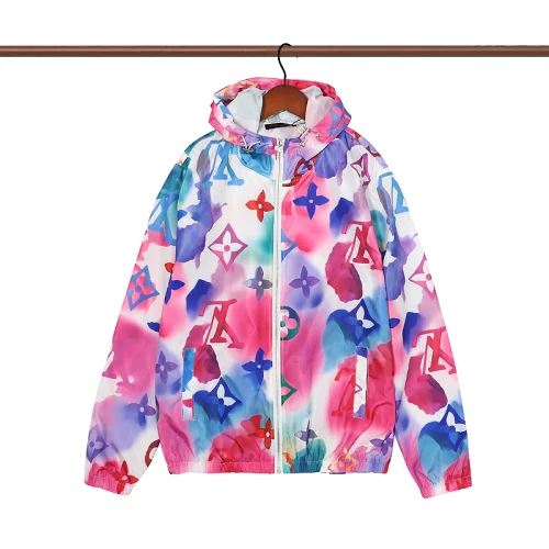 Куртка Louis Vuitton Logos Color Print "White/Red/Blue"