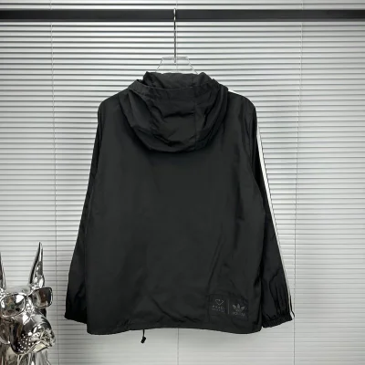 Ветровка Prada With White Stripes "Black" фото № 6