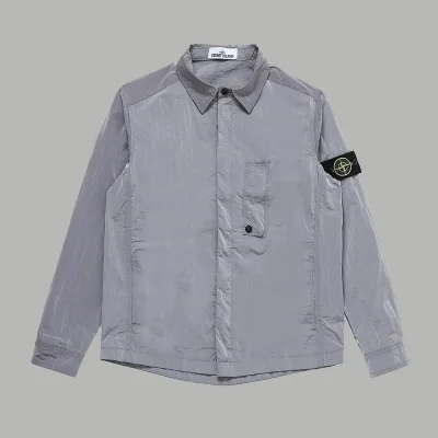 Олимпийка Stone Island With Patch "Gray" фото № 9
