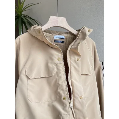 Ветровка Stone Island Comfortable With A Hood "Beige" фото № 3