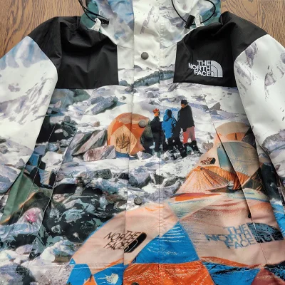 Ветровка The North Face In The Mountains "Blue/White" фото № 7