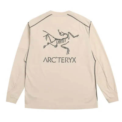 Лонгслив Arcteryx Skeleton "Beige" фото № 2