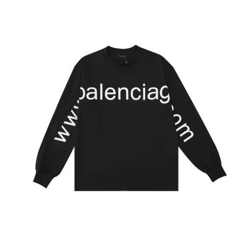 Лонгслив Balenciaga With Link To The Website "Black"