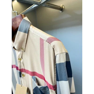 Рубашка Burberry Allsides Checked X On The Frontside Pocket "Brown" фото № 3 Рубашка Burberry Allsides Checked X On The Frontside Pocket "Brown" фото № 3