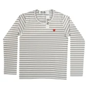 Лонгслив Comme des Garçons Red Logo Colors "Gray"