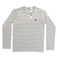Лонгслив Comme des Garçons Red Logo Colors "Gray"