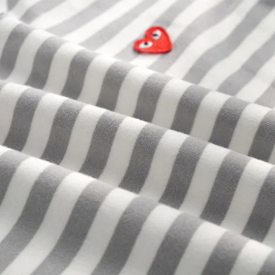 Лонгслив Comme des Garçons Red Logo Colors "Gray" фото № 6