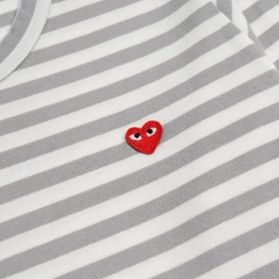 Лонгслив Comme des Garçons Red Logo Colors "Gray" фото № 3